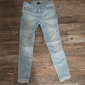 True Religion Halle Light Wash Women’s Skinny Jeans